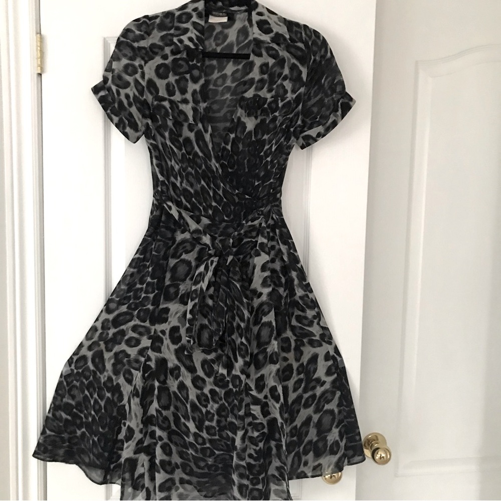 Elegant Sheer wrap dress